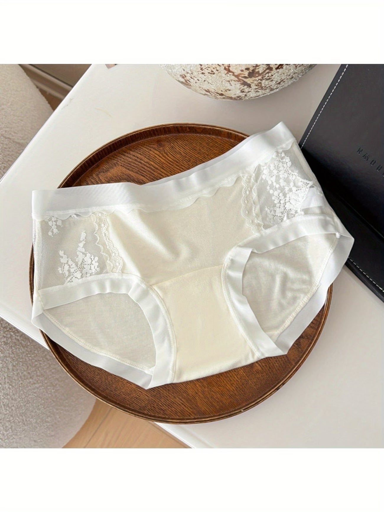 Ultra-Soft Lace Mesh Panties (5 PCS Set) – Breathable, Stretch Comfort, Everyday Luxury