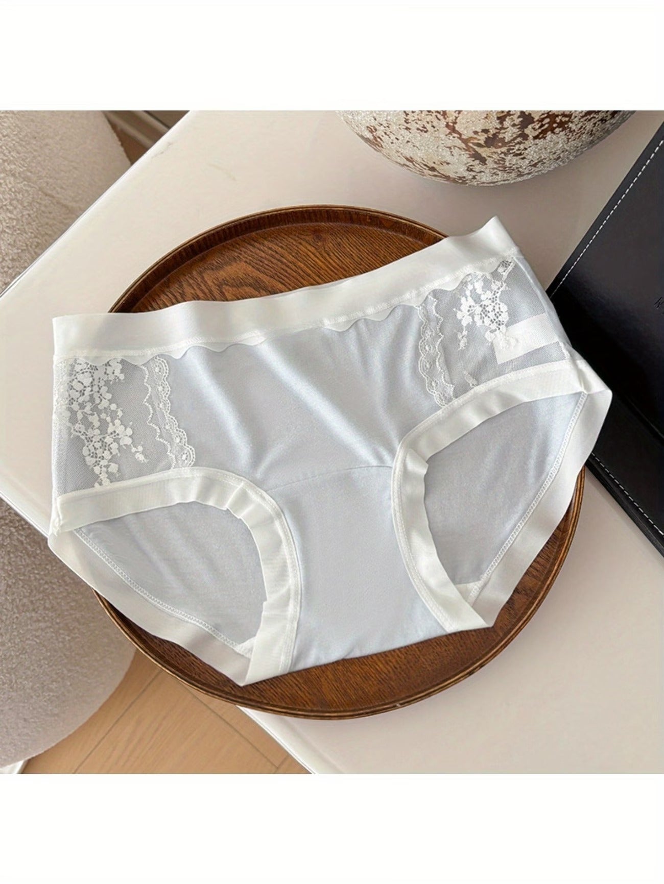 Ultra-Soft Lace Mesh Panties (5 PCS Set) – Breathable, Stretch Comfort, Everyday Luxury