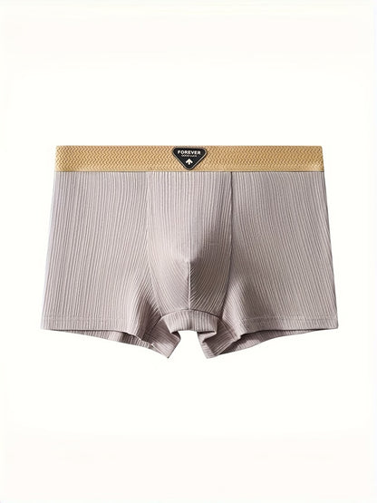 FlexCore Ribbed Boxer Briefs – Breathable Comfort, 4-Way Stretch & All-Day Support (PACK OF 5)