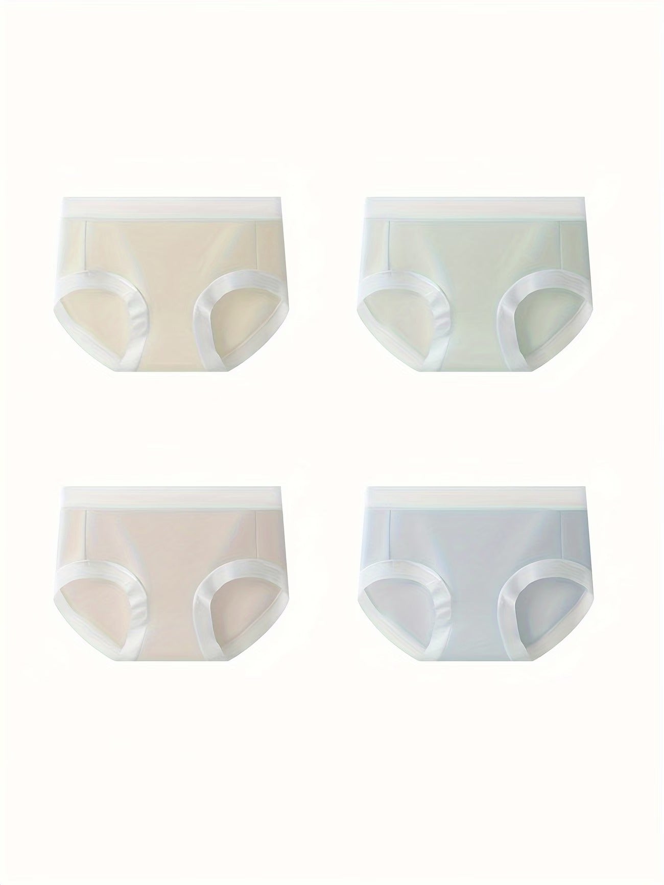 Ultra Seamless Stretch Panties (4 PCS Set) – Invisible Fit, Breathable Comfort, Second-Skin Feel