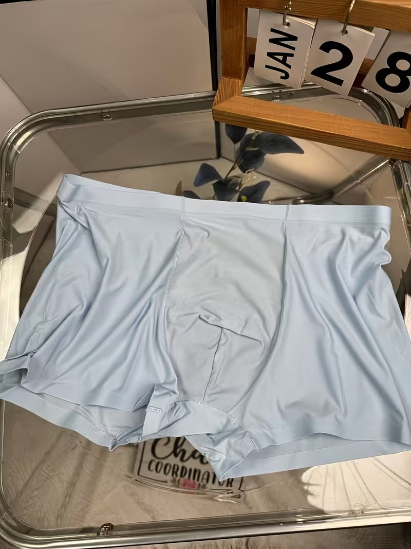 ZENVA™ Ice Silk Innerwear – Lightweight Breathable Boxer Shorts (PACK OF 3)