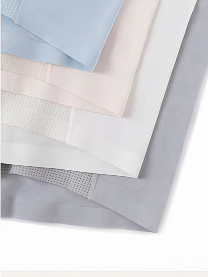 ZENVA™ Seamless Ice Silk Boxer Briefs – Breathable Mesh Luxury Comfort (PACK OF 5)
