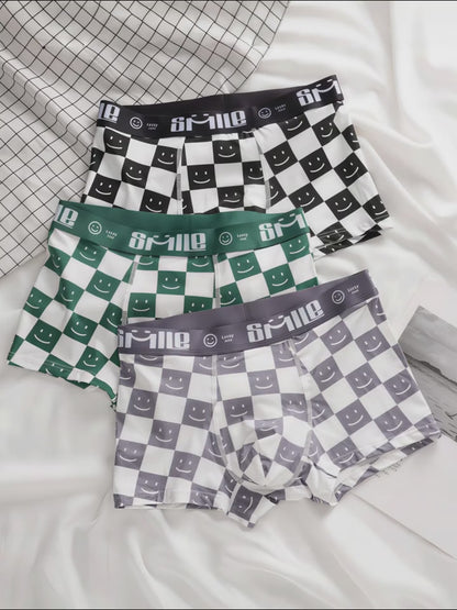 SmileFlex Premium Boxer Briefs – Breathable Comfort, 4-Way Stretch & All-Day Fresh Fit (PACK OF 3)