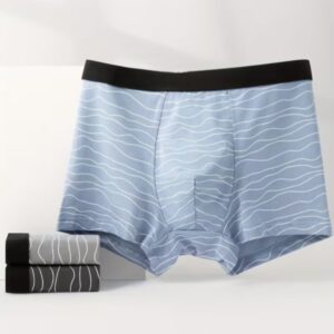 AquaFlow Comfort Trunks – Ultra Soft Wave Pattern Innerwear | PACK OF 3
