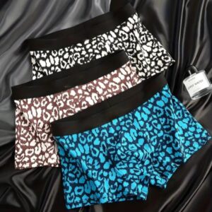 Zenva Wild Luxe Printed Boxer Briefs – 3-Pack Ultra Stretch Comfort