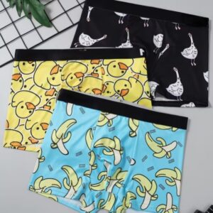 Playful Comfort Boxer Briefs – Premium Printed Stretch Collection | PACK OF 3