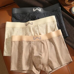 Midnight Dots Premium Cotton Boxer Briefs – Ultra Soft Stretch Comfort | PACK OF 3